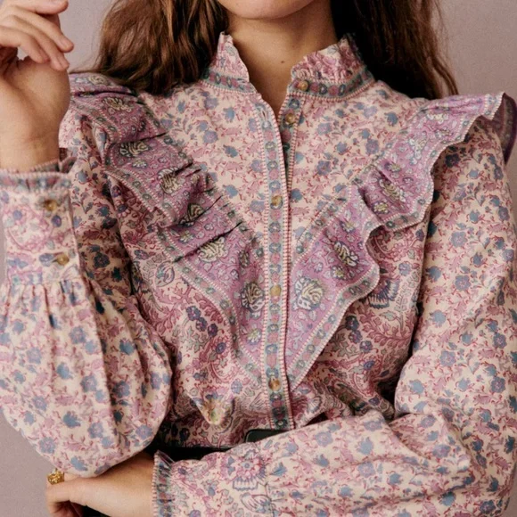 NWT Sézane x Sea New York Gala in Emilia print 36 - Picture 1 of 15